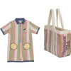 Set of 2 Terry Bag, Tropical Stripes + Terry Overall, Tropical Stripes - Mixed Accessories Set - 1 - thumbnail