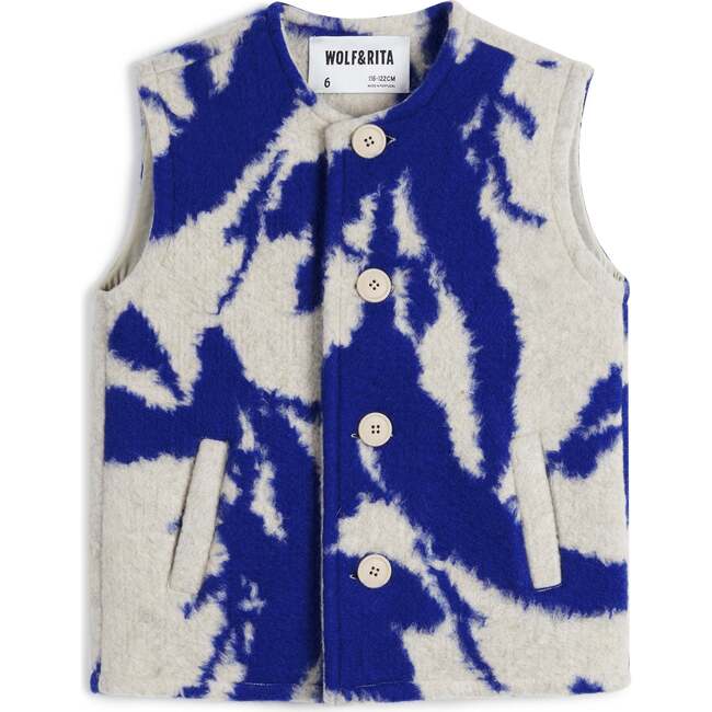 Antero Azulejo Vest, Print - Vests - 1