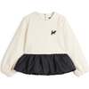 Frederica Cru Blouse, Ecru - Blouses - 1 - thumbnail