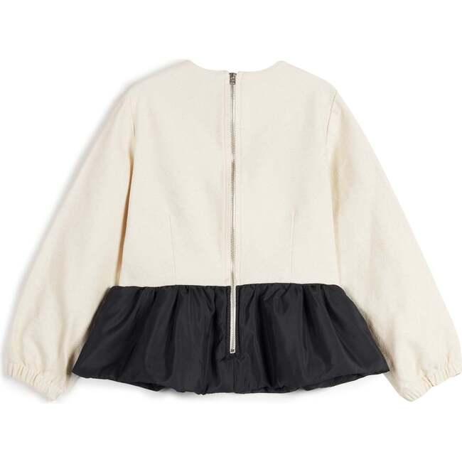 Frederica Cru Blouse, Ecru - Blouses - 3