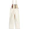 Florbela Cru Dungarees, Ecru - Overalls - 3