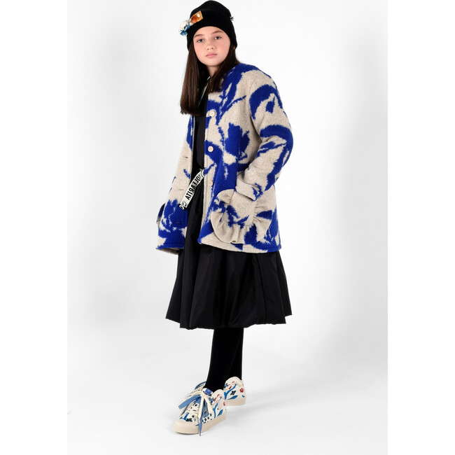 Eunice Azulejo Coat, Print - Coats - 2