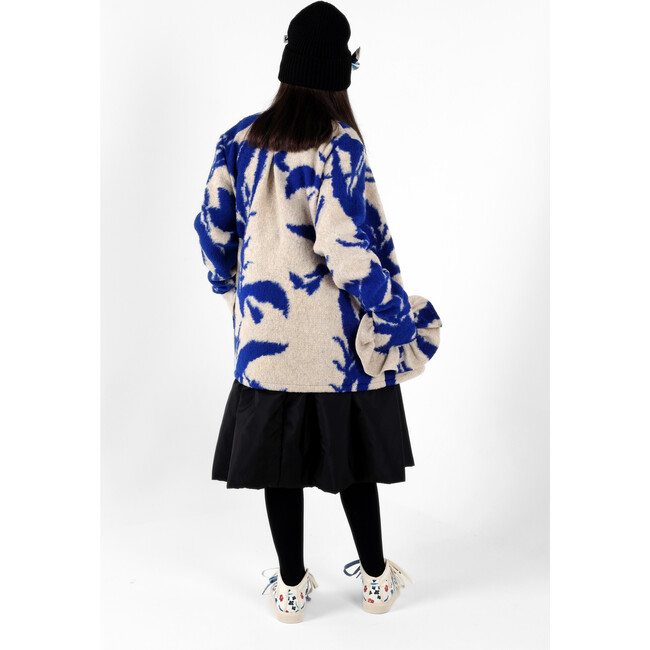 Eunice Azulejo Coat, Print - Coats - 6