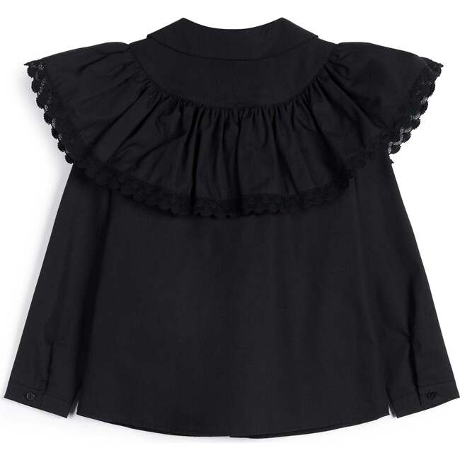 Alzira Preto Blouse, Black - Blouses - 3