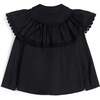 Alzira Preto Blouse, Black - Blouses - 3