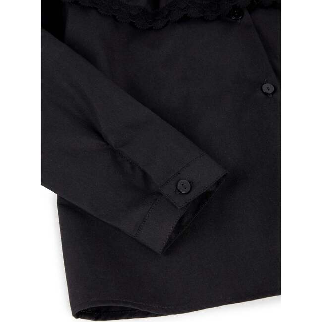 Alzira Preto Blouse, Black - Blouses - 6