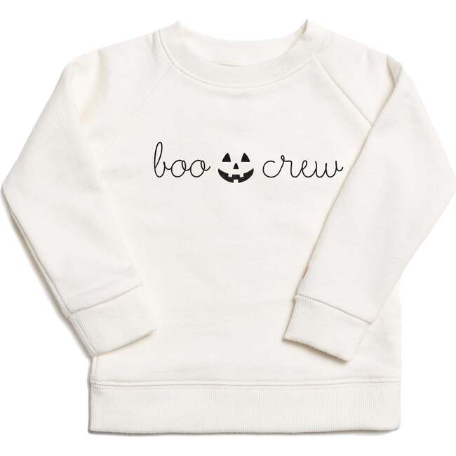 The Organic Pullover Sweatshirt, Cream Boo Crew