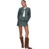 The Women's Amari Quilted Jacket, Fleur Chintz Bottle Green - Jackets - 2