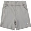 Sance Elasticated Waist Band Shorts, Silver Grey - Shorts - 1 - thumbnail