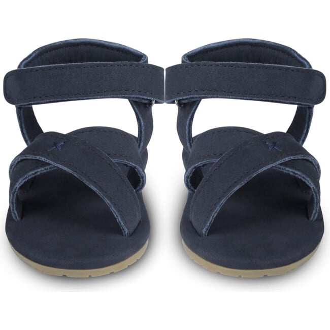 Tobi Nubuck Cross Strap Sandals, Navy - Sandals - 2