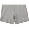 Sance Elasticated Waist Band Shorts, Silver Grey - Shorts - 4