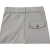 Sance Elasticated Waist Band Shorts, Silver Grey - Shorts - 5