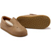 Kifi Bunny Leather Slip-On Shoes, Taupe - Slip Ons - 6