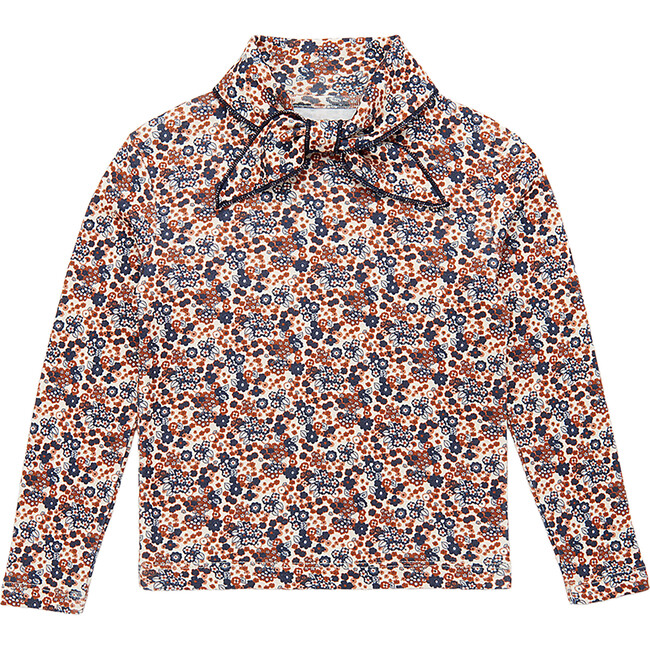 Scout Kerchief Collar Long Sleeve Top, String Tisbury Garden