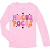 Hocus Pocus Halloween Long Sleeve Shirt, Pink - Shirts - 1 - thumbnail