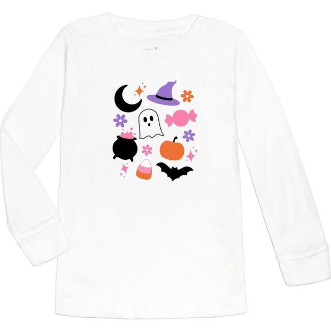 Halloween Fun Long Sleeve Shirt, White