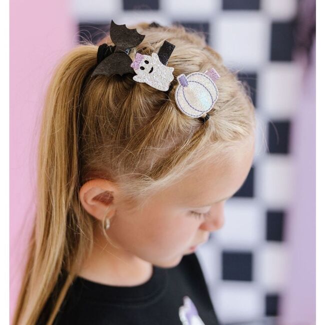 Girly Ghost Halloween Clip Set, Multi - Hair Accessories - 2