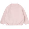 Newborn Cotton Long Sleeve Sweater, Pink - Sweaters - 3