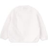 Newborn Cotton Long Sleeve Sweater, White - Sweaters - 3