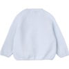 Newborn Cotton Long Sleeve Sweater, Blue - Sweaters - 3