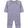 Babygrow, Grey Merino Wool - Onesies - 1 - thumbnail