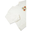 French Terry Crochet Trim Top & Ribbed Legging Set, Off-White - Mixed Apparel Set - 3