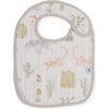 Cotton Muslin Multi-Layered Classic Snap-On Bib, Adobe Checker (Pack Of 3) - Bibs - 3