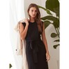 Women's Samira Dress, Deep Black - Dresses - 2