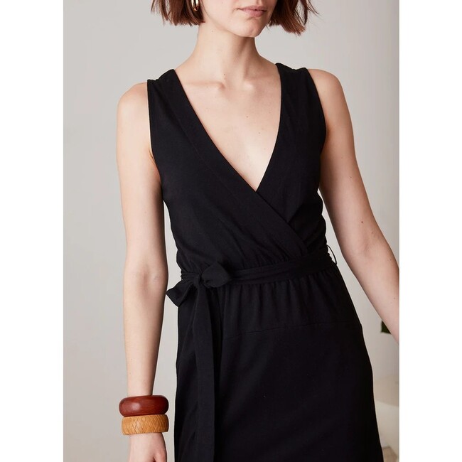 Women's Helaine Dress, Deep Black - Dresses - 3