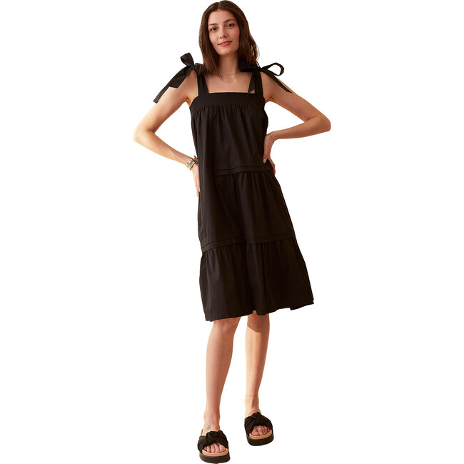 Women's Emily Dress, Deep Black