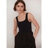 Women's Eleanor Dress, Deep Black - Dresses - 3