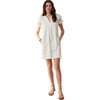 Women's Bronte Dress, Spa White - Dresses - 1 - thumbnail