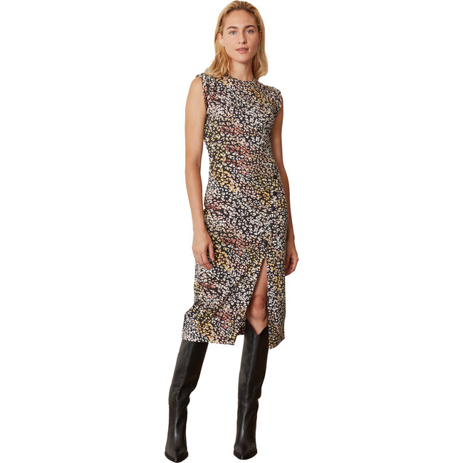 Women's Chiara Dress, Diagonal Animal