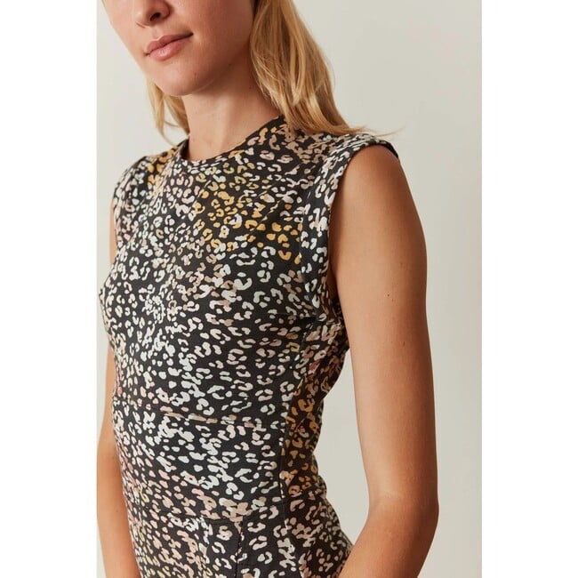 Women's Chiara Dress, Diagonal Animal - Dresses - 2