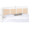 Vienna Cane Headboard, White Wash - Beds - 8