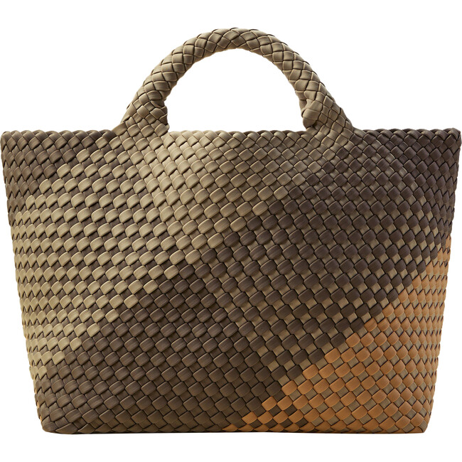 Women's St. Barths Hand-Woven Neoprene Medium Tote, Graphic Geo & Melbourne