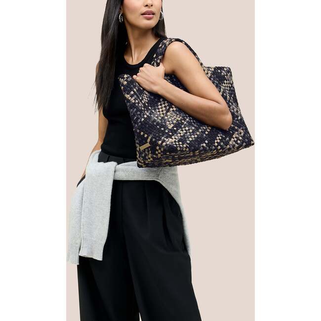 Women's St. Barths Large Handwoven Tote Watercolor, Nimbus