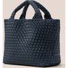 Women's St. Barths Hand-Woven Neoprene Crossbody Strap Small Tote, Murano - Bags - 4