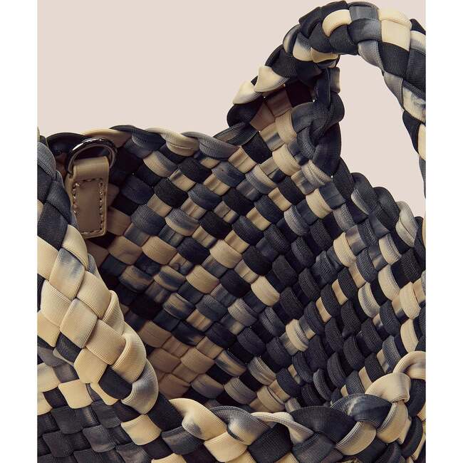 Women's St. Barths Hand-Woven Neoprene Crossbody Strap Petit Tote, Watercolor & Nimbus - Bags - 5