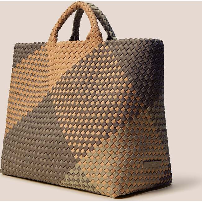 Women's St. Barths Hand-Woven Neoprene Large Tote, Graphic Geo & Melbourne - Bags - 4