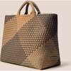 Women's St. Barths Hand-Woven Neoprene Large Tote, Graphic Geo & Melbourne - Bags - 4