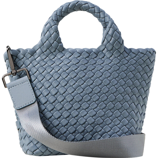 Women's St. Barths Hand-Woven Neoprene Crossbody Strap Petit Tote, Nova