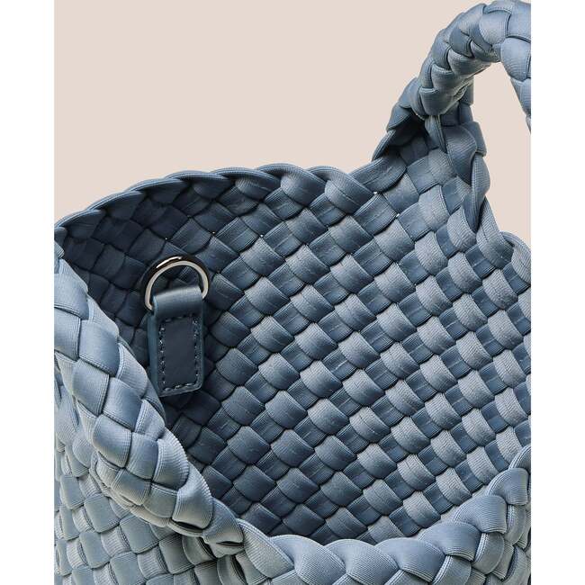 Women's St. Barths Hand-Woven Neoprene Crossbody Strap Petit Tote, Nova - Bags - 5