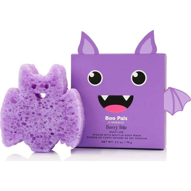 Boo Pals Body Wash Infused Buffer Bat, Vanilla Bite