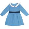 Marie Clare Dress, Blue - Dresses - 1 - thumbnail