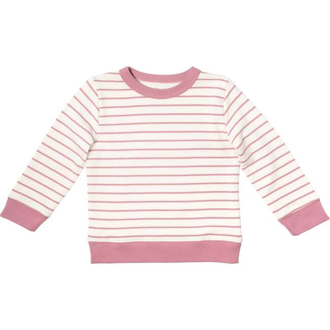 Remy Sweatshirt, Rose French Stripe