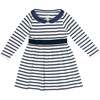 Marie Clare Dress, Navy Stripe - Dresses - 1 - thumbnail