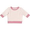 Remy Sweatshirt, Rose French Stripe - Sweatshirts - 1 - thumbnail