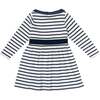 Marie Clare Dress, Navy Stripe - Dresses - 2