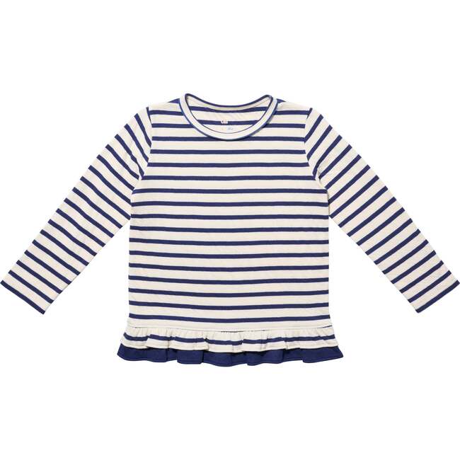 Edwina T-Shirt, Navy Stripe